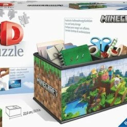 Ravensburger Minecraft Puslespill Skattkiste 108 Brikker