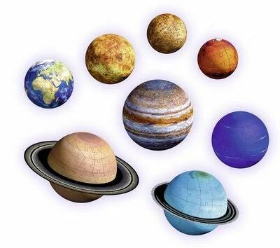 Ravensburger Solar System 3D-Puslespill 27, 54, 72, 108 Brikker 4 Ravensburger Solar System 3D-Puslespill 27, 54, 72, 108 Brikker - Bilde 2