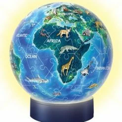 Ravensburger 3D Puslespill Globus Dyr, Nattlampe 72 Brikker 7 Ravensburger 3D Puslespill Globus Dyr, Nattlampe 72 Brikker -jollyroom Salg 10311844 2158 3