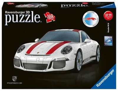 Ravensburger 3D-Puslespill Porsche 911R 108 Biter 3 Ravensburger 3D-Puslespill Porsche 911R 108 Biter