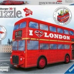 Ravensburger 3D-Puslespill London Buss, 216 Brikker 7 Ravensburger 3D-Puslespill London Buss, 216 Brikker -jollyroom Salg 10312534 2158 4b