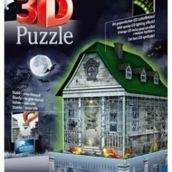 Ravensburger 3D-Puslespill SpĂžkelseshus Om Natten, 216 Brikker