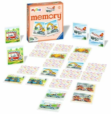 Ravensburger My First Memory Kjøretøy 4 Ravensburger My First Memory Kjøretøy - Bilde 2