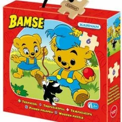 Bamse - Verdens Sterkeste Bjørn Bamse- Verdens Sterkeste Bjørn Puslespill, 6 Biter