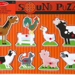 Melissa & Doug Puslespill Med Lyd, Bondegårdsdyr