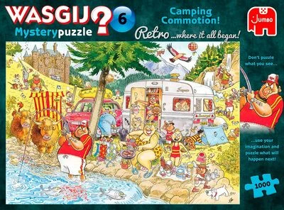 Jumbo Wasgij Retro Mystery 6 Puslespill 1000 Brikker 4 Jumbo Wasgij Retro Mystery 6 Puslespill 1000 Brikker - Bilde 2