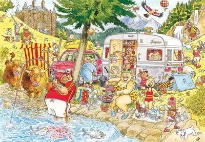 Jumbo Wasgij Retro Mystery 6 Puslespill 1000 Brikker 5 Jumbo Wasgij Retro Mystery 6 Puslespill 1000 Brikker - Bilde 3