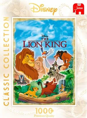 Jumbo Lion King Puslespill 1000 Brikker 4 Jumbo Lion King Puslespill 1000 Brikker - Bilde 2