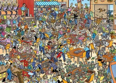 Jumbo Jan Van Haasteren Puslespill Nasjonalt Puslespillmesterskap 1000 Brikker 5 Jumbo Jan Van Haasteren Puslespill Nasjonalt Puslespillmesterskap 1000 Brikker - Bilde 3