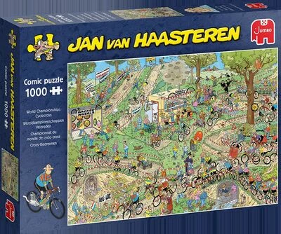 Jumbo Jan Van Haasteren CycloCross Puslespill 1000 Brikker 3 Jumbo Jan Van Haasteren CycloCross Puslespill 1000 Brikker