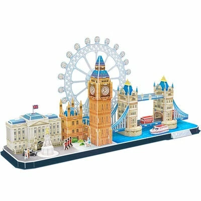 Cubic Fun City Line London 3D Puslespill, 107 Brikker 4 Cubic Fun City Line London 3D Puslespill, 107 Brikker - Bilde 2