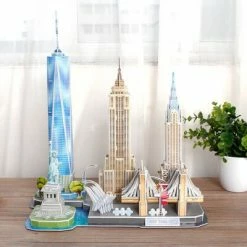 Cubic Fun City Line New York City 3D Puslespill 123 Brikker -jollyroom Salg 200255 2139 3