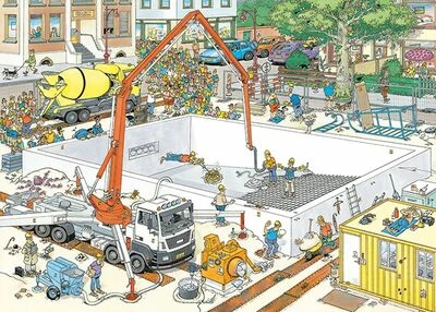 Jumbo Jan Van Haasteren Almost Ready Puslespill 1000 Brikker 6 Jumbo Jan Van Haasteren Almost Ready Puslespill 1000 Brikker - Bilde 4