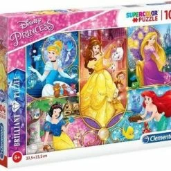Disney Princess Brillitant Puslespill 104 Brikker