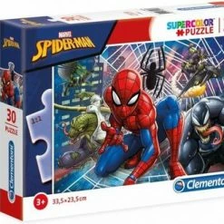 Marvel Spider-Man Puslespill, 30 Brikker