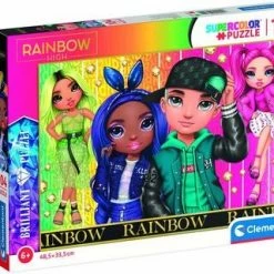 Clementoni Brilliant Rainbow High Barnepuslespill 104 Deler