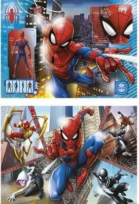 Marvel Spider-Man Puslespill 2x60 Brikker 4 Marvel Spider-Man Puslespill 2x60 Brikker - Bilde 2