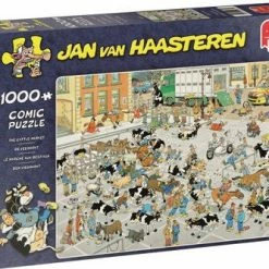 Jumbo Puslespill Jan Van Haasteren The Cattle Market 1000
