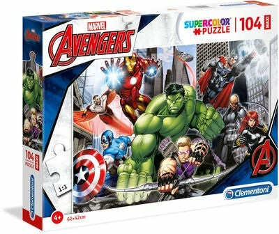 Marvel Avengers Puslespill Maxi 104 Brikker 3 Marvel Avengers Puslespill Maxi 104 Brikker