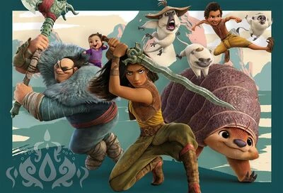 Disney Raya Puslespill Maxi, 104 Biter 4 Disney Raya Puslespill Maxi, 104 Biter - Bilde 2