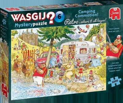 Jumbo Wasgij Retro Mystery 6 Puslespill 1000 Brikker 3 Jumbo Wasgij Retro Mystery 6 Puslespill 1000 Brikker