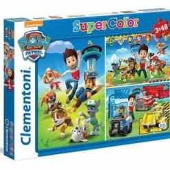 Paw Patrol Puslespill 3x48 Brikker