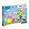 Peppa Gris Puslespill 3x48 Brikker