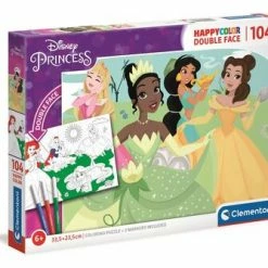 Disney Princess Puslespill å Fargelegge, 104 Biter