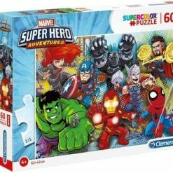 Marvel Super Heroes Marvel Super Hero Maxi Puslespill, 60 Brikker