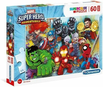 Marvel Super Heroes Marvel Super Hero Maxi Puslespill, 60 Brikker 3 Marvel Super Heroes Marvel Super Hero Maxi Puslespill, 60 Brikker