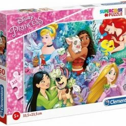 Disney Princess Puslespill, 60 Biter