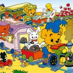 Bamse - Verdens Sterkeste Bjørn Bamse- Verdens Sterkeste Bjørn Rammepuslespill, 12 Biter