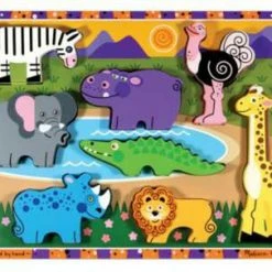 Melissa & Doug Puslespill Zoo 8 Brikker