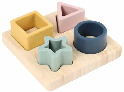 CarloBaby Carlo Baby Soft Shaped Puzzle Barnepuslespill, Flerfarget 3 CarloBaby Carlo Baby Soft Shaped Puzzle Barnepuslespill, Flerfarget