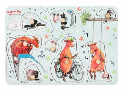 Mamma Mø Og Kråka Mamma Mø Knoppuslespill 3 Mamma Mø Og Kråka Mamma Mø Knoppuslespill