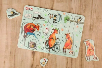 Mamma Mø Og Kråka Mamma Mø Knoppuslespill 6 Mamma Mø Og Kråka Mamma Mø Knoppuslespill - Bilde 4