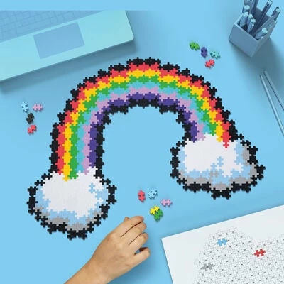 Plus Plus Plus-Plus Puzzle By Number Regnbue Og Enhjørning 500 Deler 5 Plus Plus Plus-Plus Puzzle By Number Regnbue Og Enhjørning 500 Deler - Bilde 3