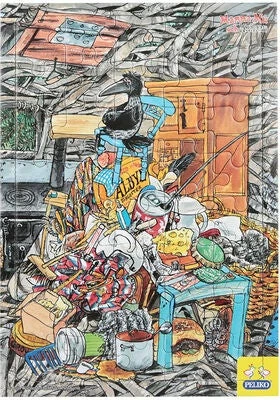 Mamma Mø Og Kråka Mamma Mø Rammepuslespill 2X40 Brikker 5 Mamma Mø Og Kråka Mamma Mø Rammepuslespill 2X40 Brikker - Bilde 3