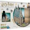 Wrebbit Harry Potter 3D-puslespill Store Salen Hogwarts 850 Biter -jollyroom Salg 40970000 1616 1