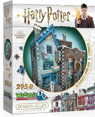 Wrebbit Harry Potter 3D Puslespill Ollivander's Wand Shop & Scribbulus 3 Wrebbit Harry Potter 3D Puslespill Ollivander's Wand Shop & Scribbulus