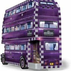 Wrebbit Mini Knight Bus 3D-puslespill 130 Brikker -jollyroom Salg 40970015 1616 4a