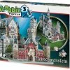 Wrebbit Neuschwanstein Castle 3D-puslespill 890 Brikker -jollyroom Salg 40970026 1616 1