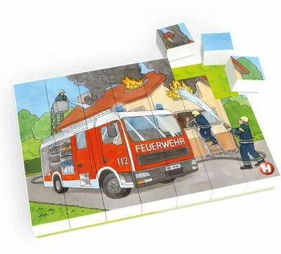 Hubelino Puslespill Brannstasjon 35 Brikker 3 Hubelino Puslespill Brannstasjon 35 Brikker