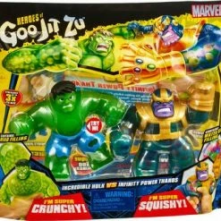 Goo Jit Zu Marvel S4 Versus Pack Thanos Vs. Hulk New Squishie -jollyroom Salg 41298 1791 4a