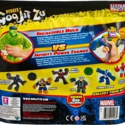 Goo Jit Zu Marvel S4 Versus Pack Thanos Vs. Hulk New Squishie -jollyroom Salg 41298 1791 4b