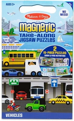 Melissa & Doug Ta-Med Magnetisk Puslespill Biler 3 Melissa & Doug Ta-Med Magnetisk Puslespill Biler