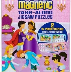 Melissa & Doug Ta-Med Magnetisk Puslespill Prinsesser