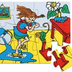 Pippi Langstrømpe Pippi Trepuslespill 12 Brikker 6 Pippi Langstrømpe Pippi Trepuslespill 12 Brikker -jollyroom Salg 44 3782 00 1137 2