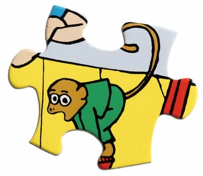 Pippi Langstrømpe Pippi Trepuslespill 12 Brikker 5 Pippi Langstrømpe Pippi Trepuslespill 12 Brikker - Bilde 3