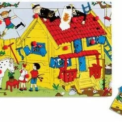 Pippi Langstrømpe Knoppuslespill I Tre 12 Brikker -jollyroom Salg 44 3791 00 1137 2